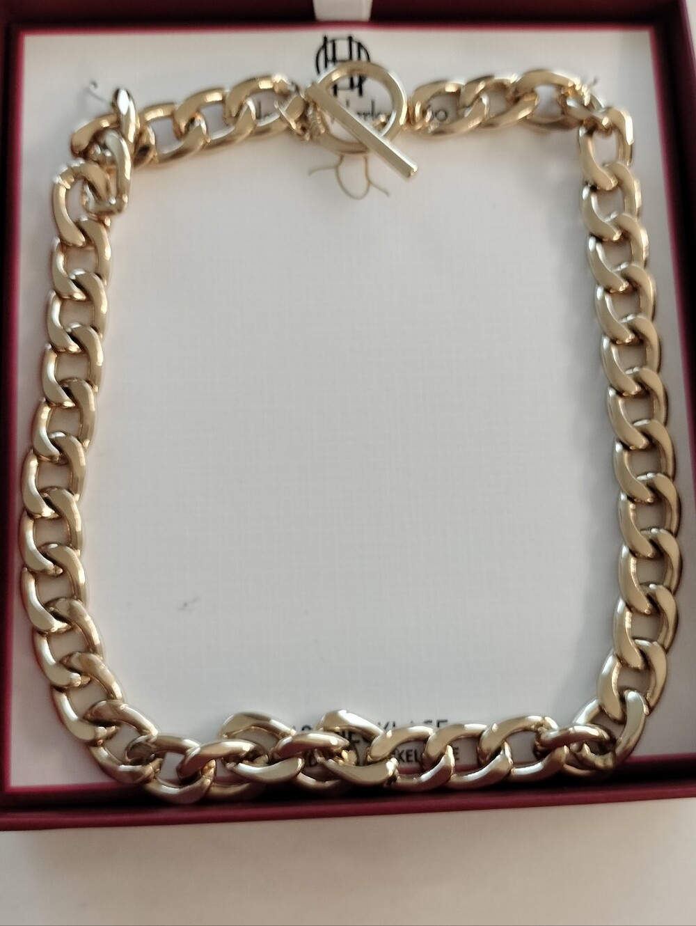 House of Harlow 1960 Polished Gold Chunky Link Necklace